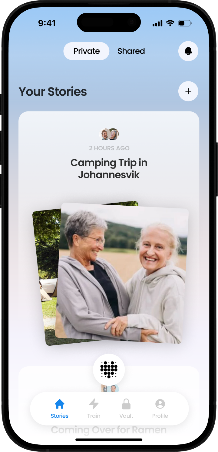 Co-create stories in shared spaces with friends and family